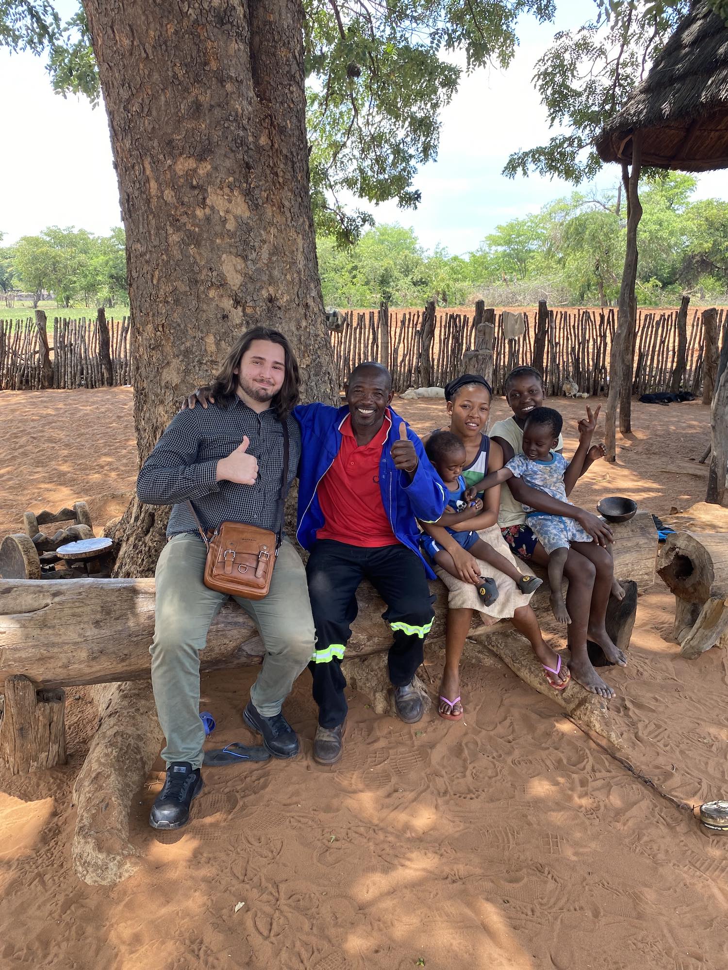 A family in Zimbabwe